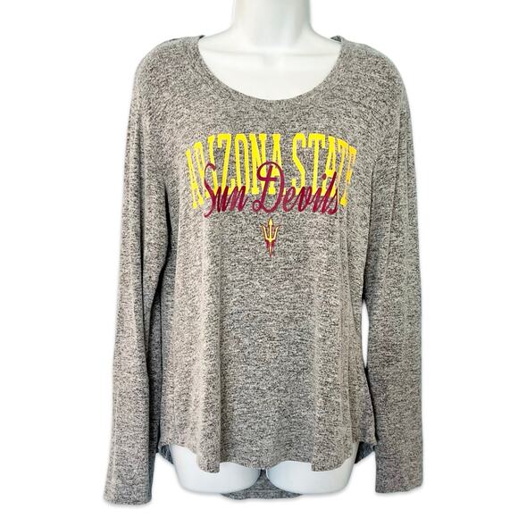 Arizona State University Sun Devils Long Sleeve Tee Light Jersey Sweater size L - Picture 1 of 7
